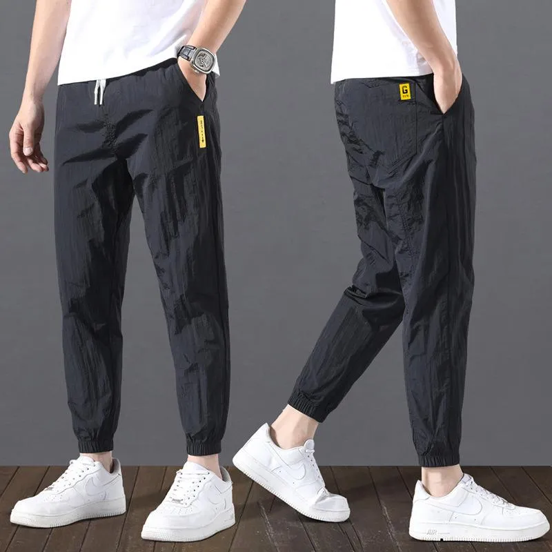 Ankle-Length Pants Trendy All-Matching Loose Sport Summer Thin Pants