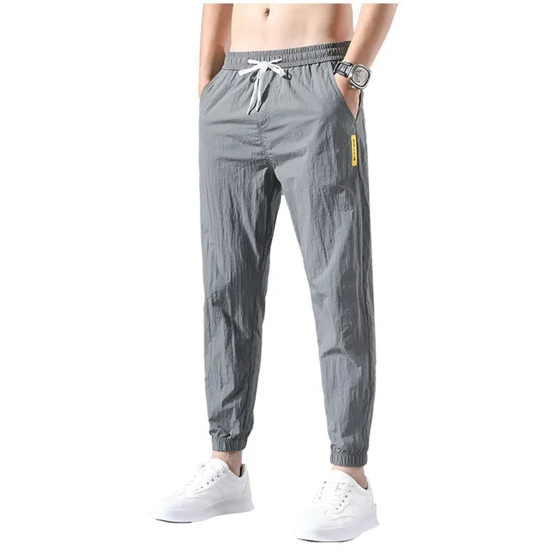 Ankle-Length Pants Trendy All-Matching Loose Sport Summer Thin Pants