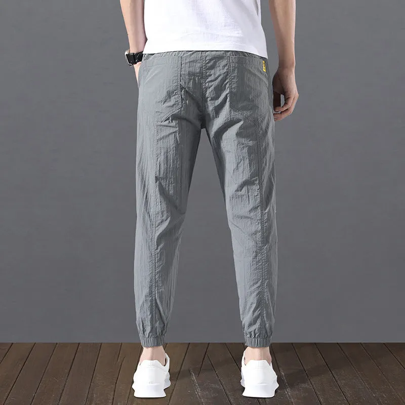 Ankle-Length Pants Trendy All-Matching Loose Sport Summer Thin Pants