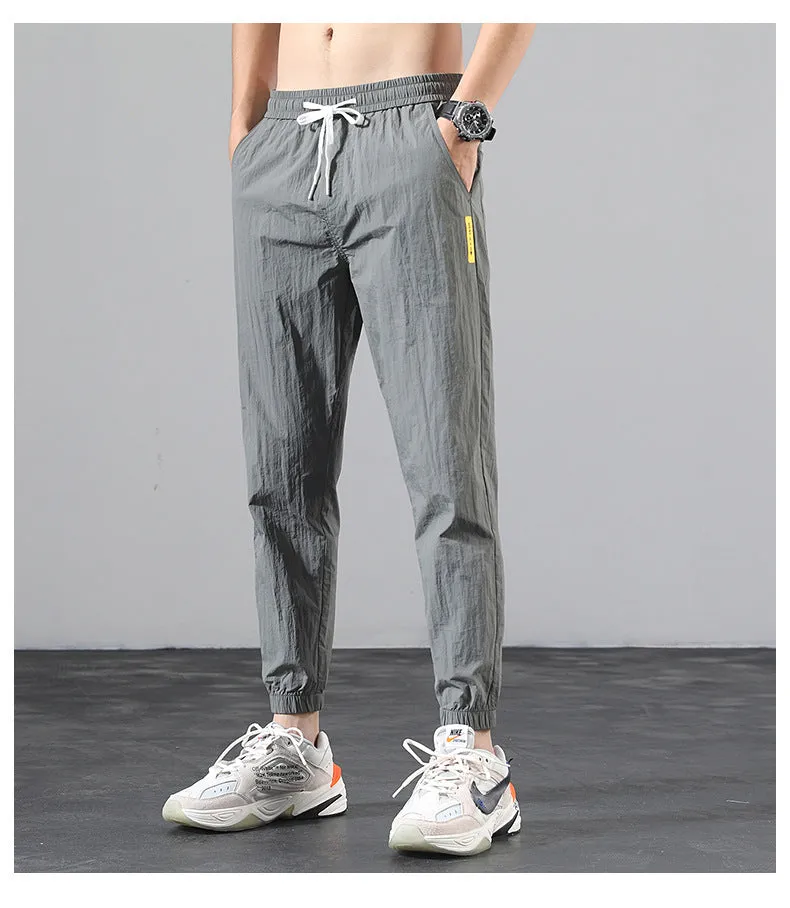 Ankle-Length Pants Trendy All-Matching Loose Sport Summer Thin Pants