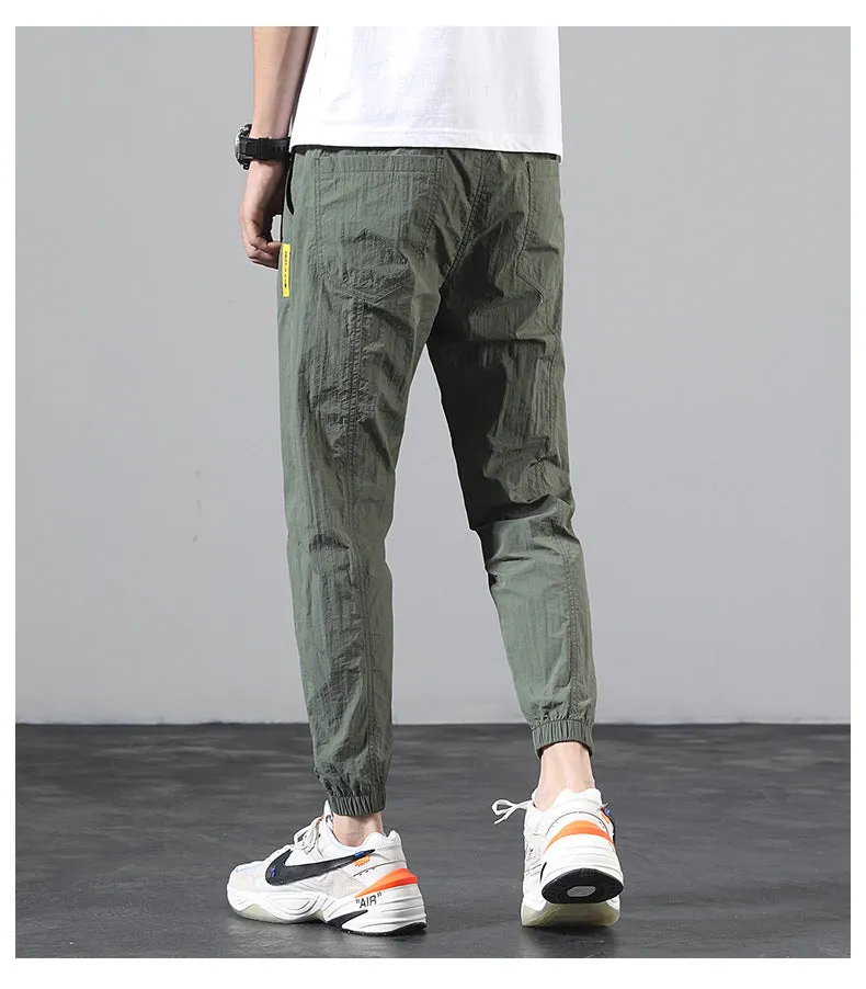 Ankle-Length Pants Trendy All-Matching Loose Sport Summer Thin Pants