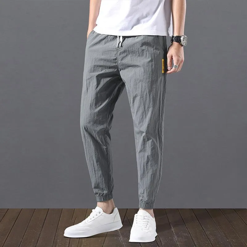 Ankle-Length Pants Trendy All-Matching Loose Sport Summer Thin Pants