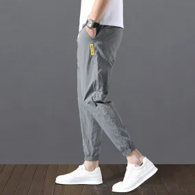 Ankle-Length Pants Trendy All-Matching Loose Sport Summer Thin Pants