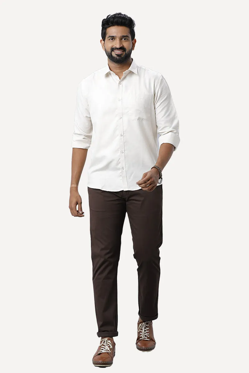 Armani - Light Beige Formal Shirts for Men | Ariser