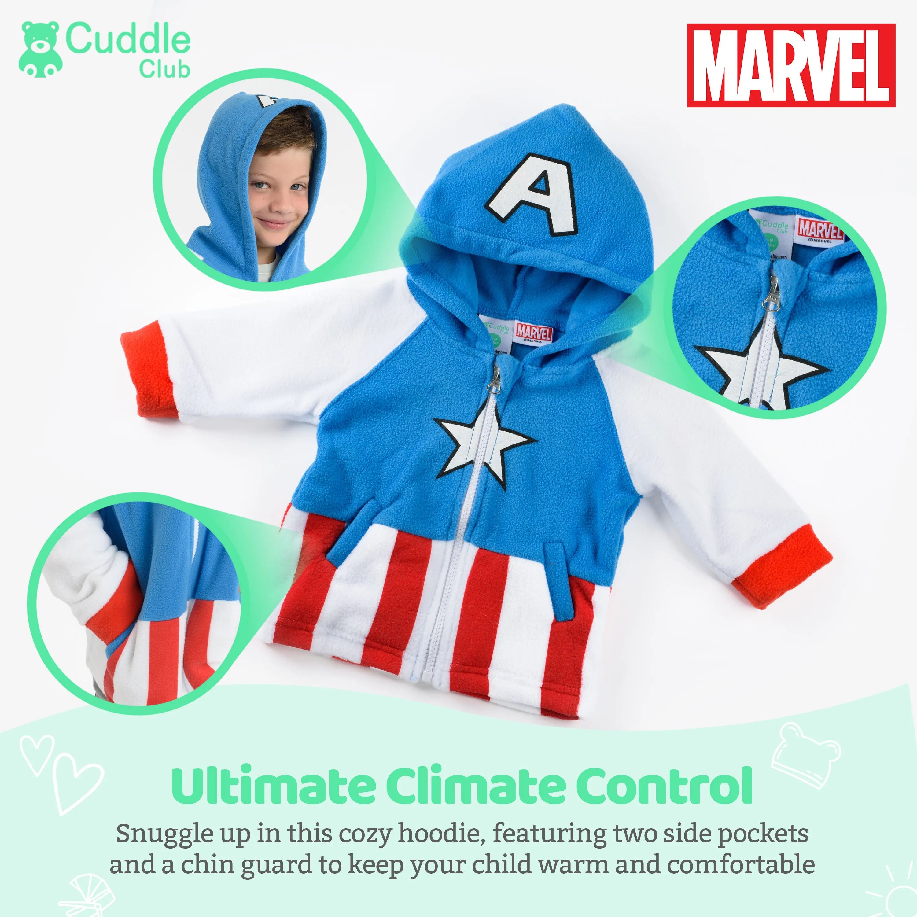 Captain America Fleece Jacket