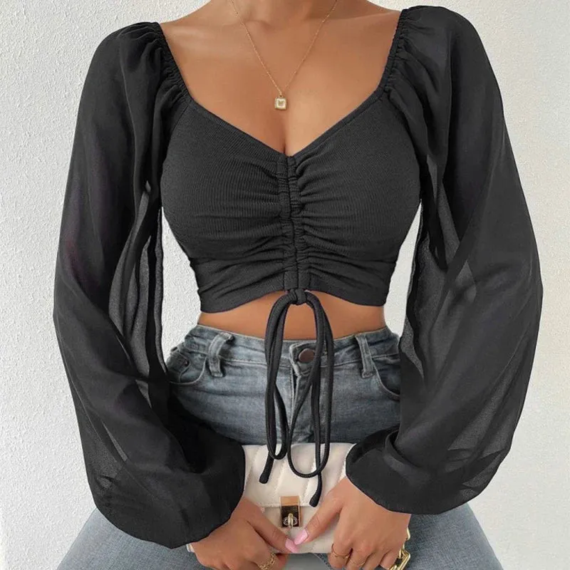 Chic Loose Chiffon Blouse for Women