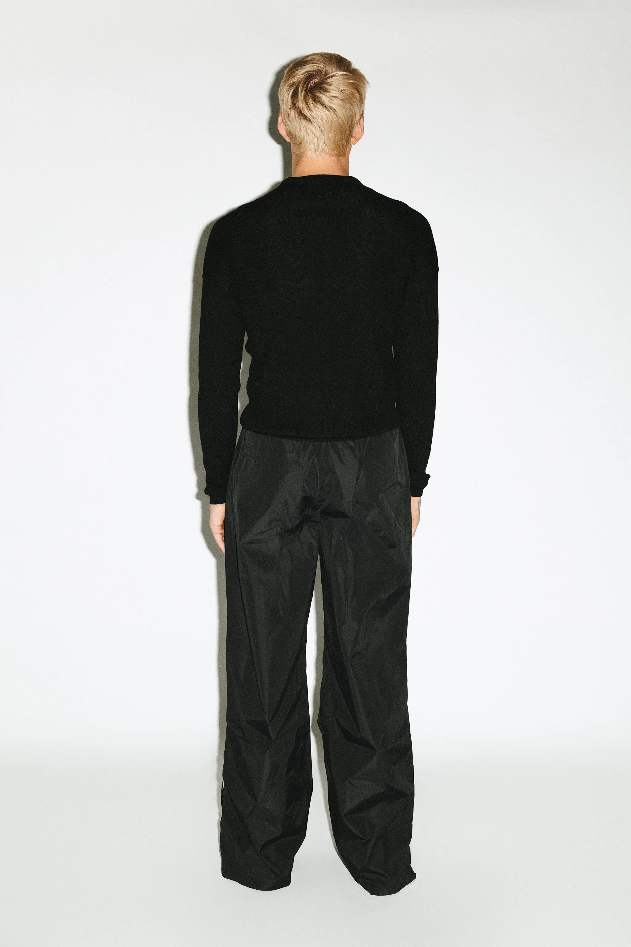 Cienega Wide-Leg Track Pants  |  Black