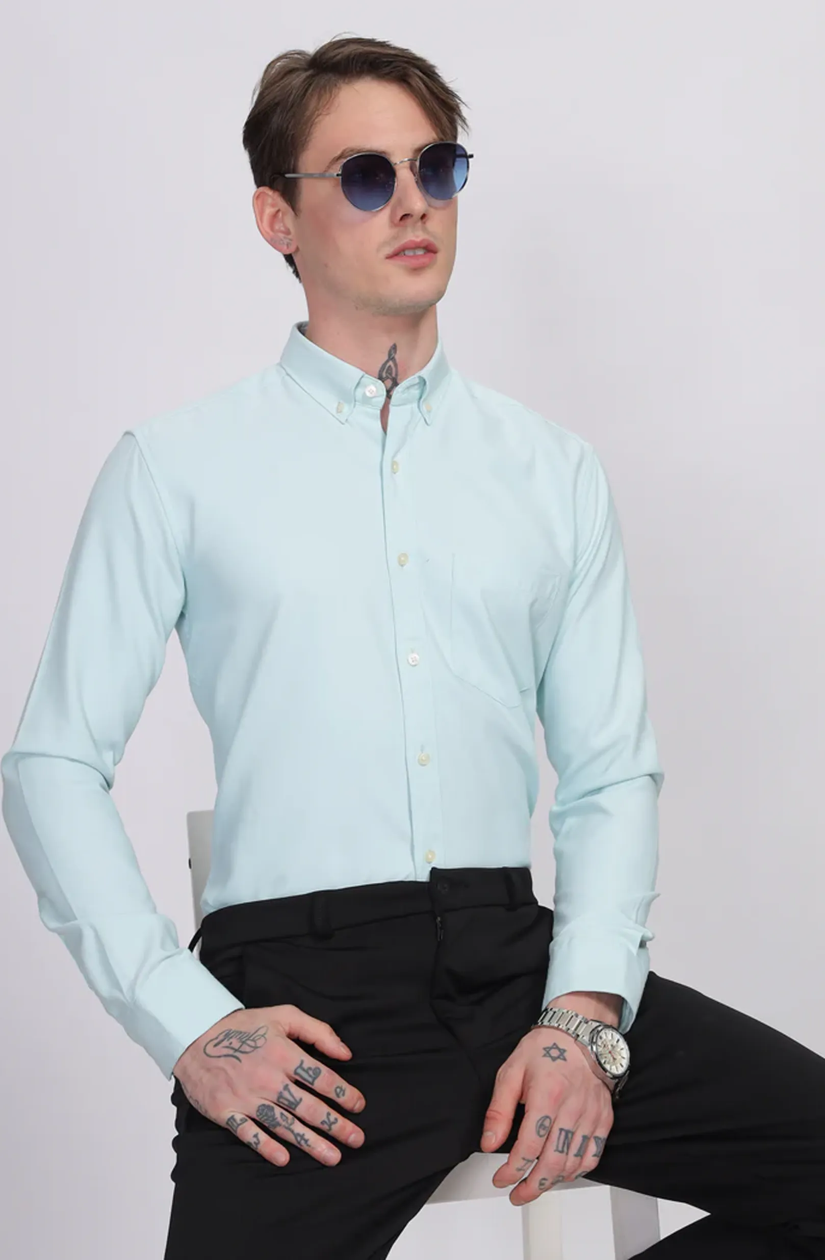 Classic Light Blue Formal Shirt