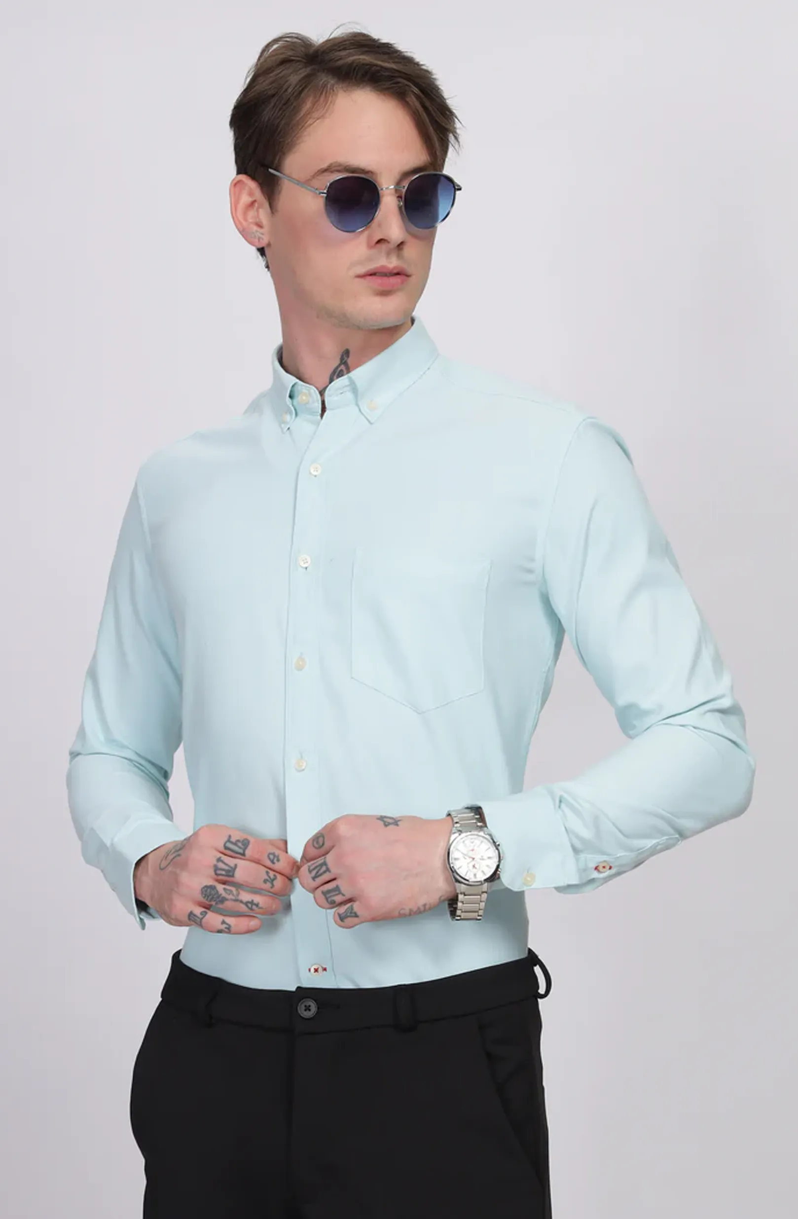 Classic Light Blue Formal Shirt