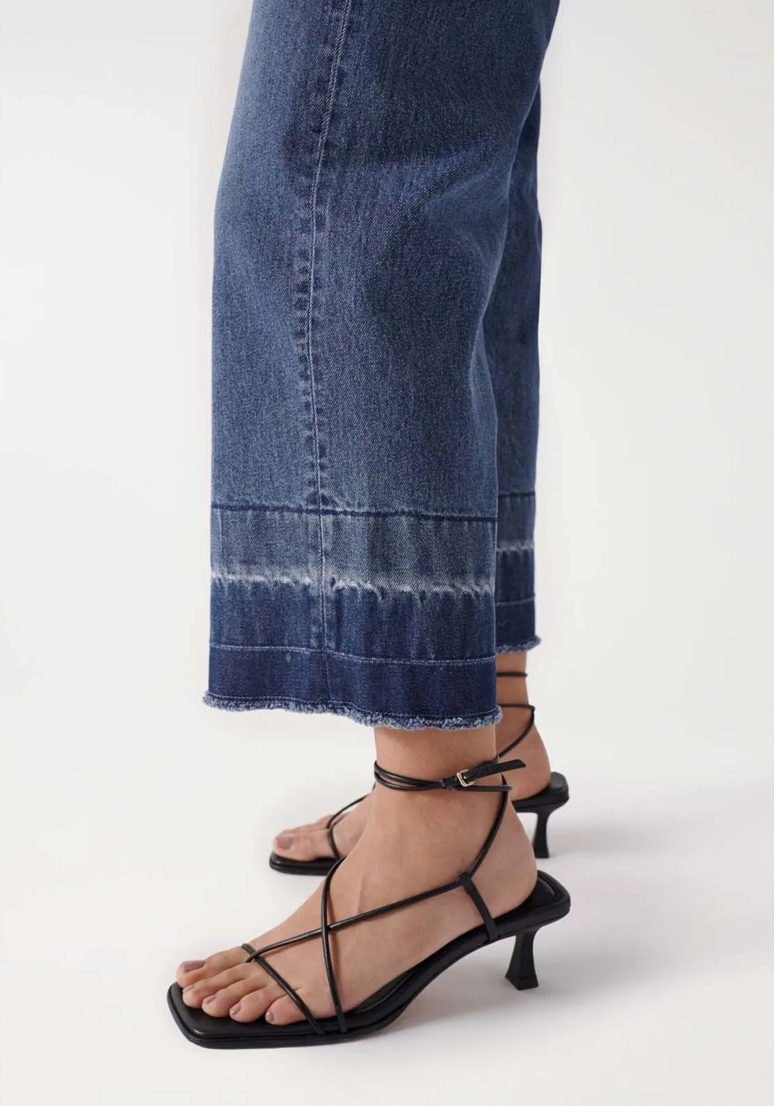 Cropped Straight Wide Jean