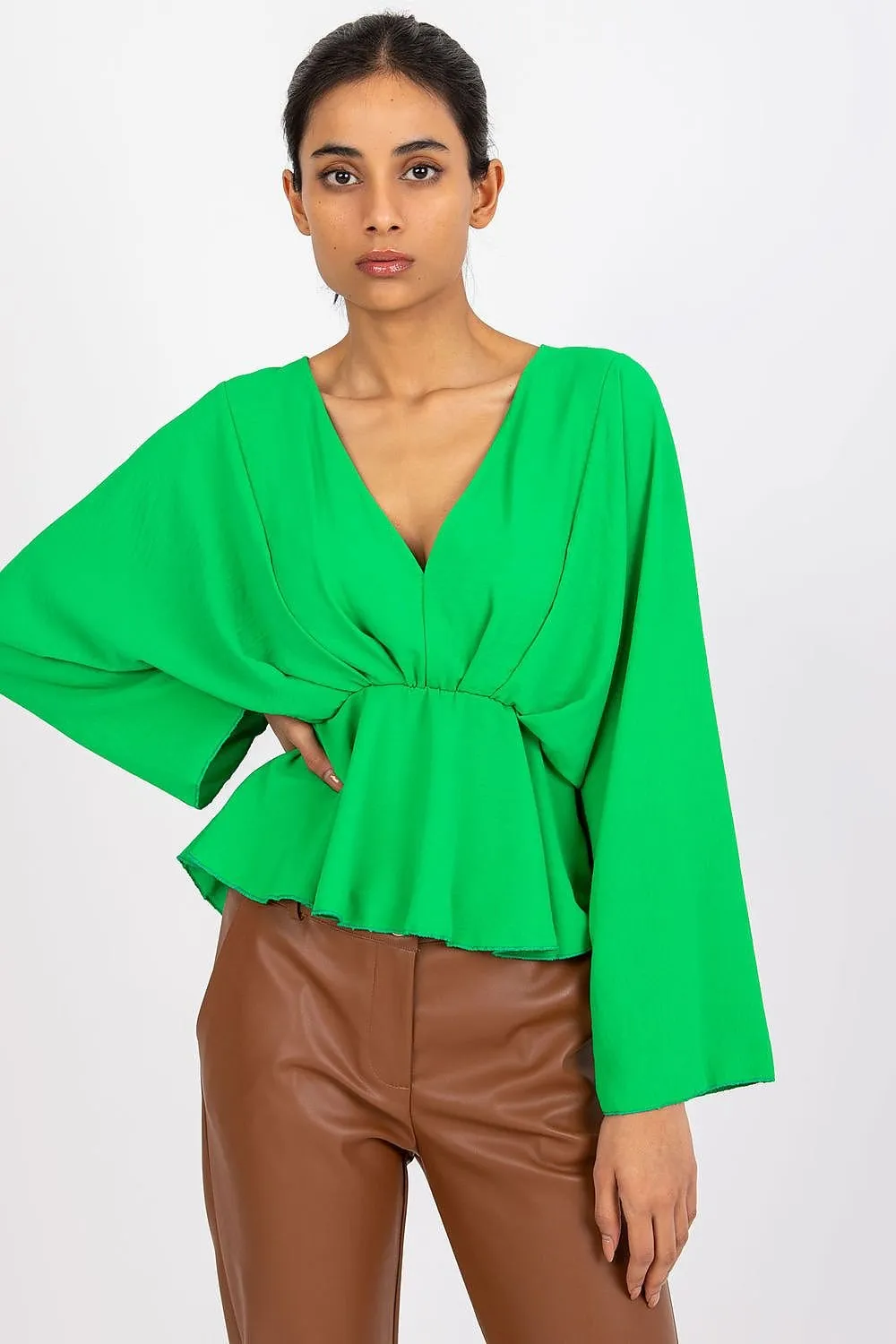 Elegant Italian Oversized Blouse