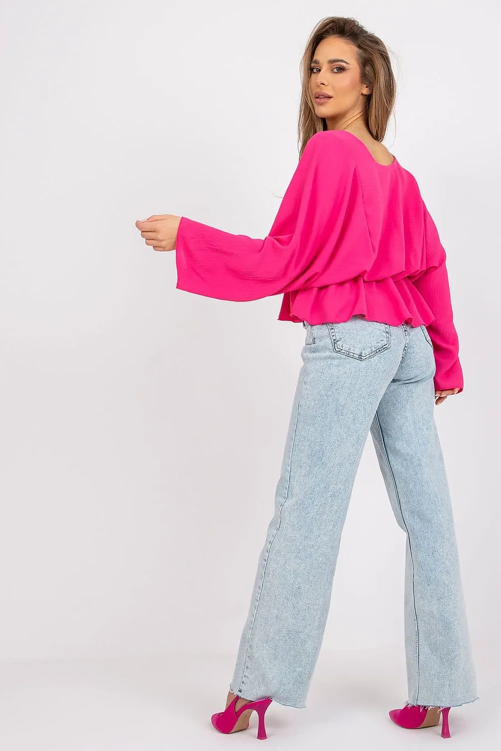 Elegant Italian Oversized Blouse