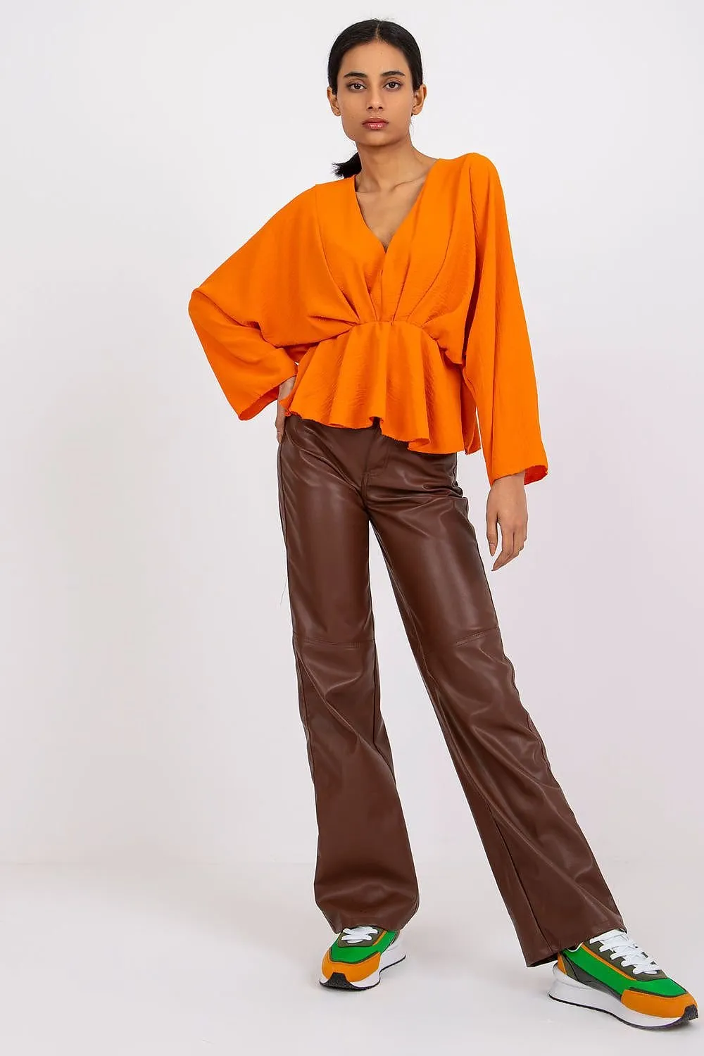 Elegant Italian Oversized Blouse