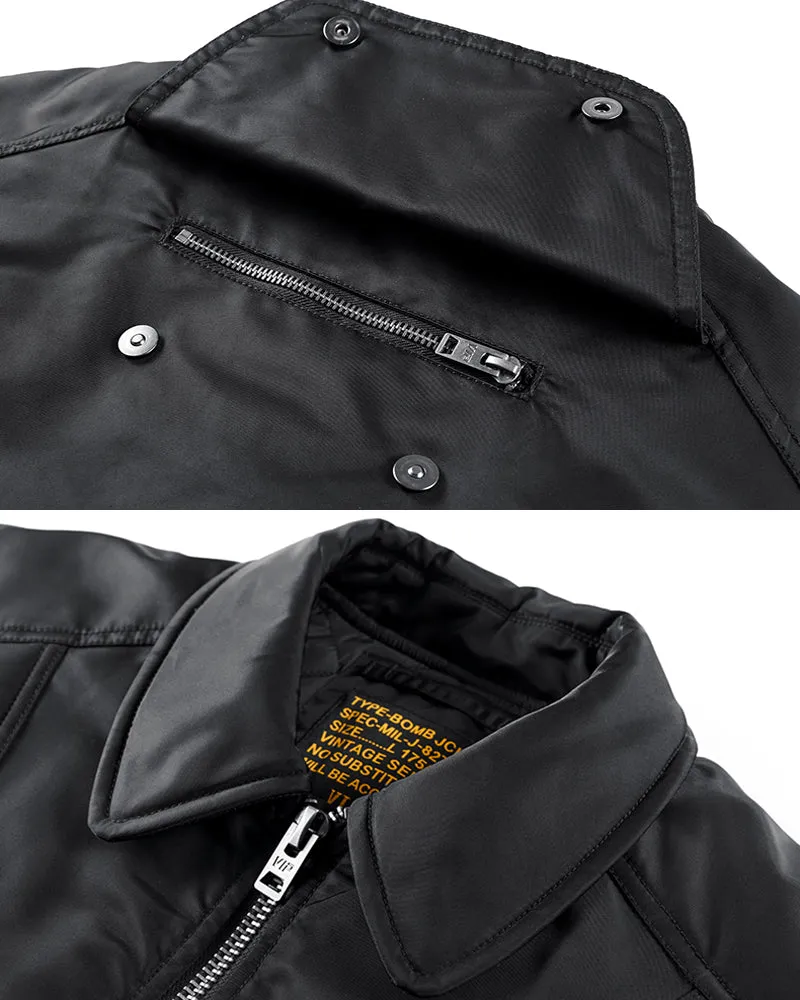 Functional Techwear Cotton Bomber Jacket