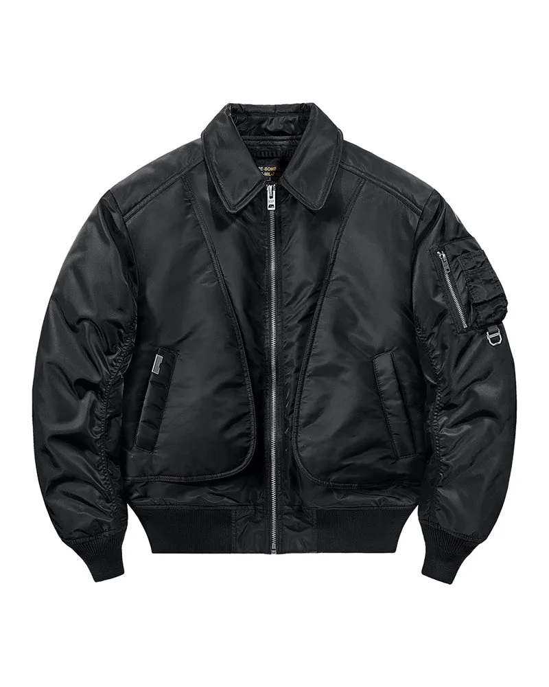 Functional Techwear Cotton Bomber Jacket