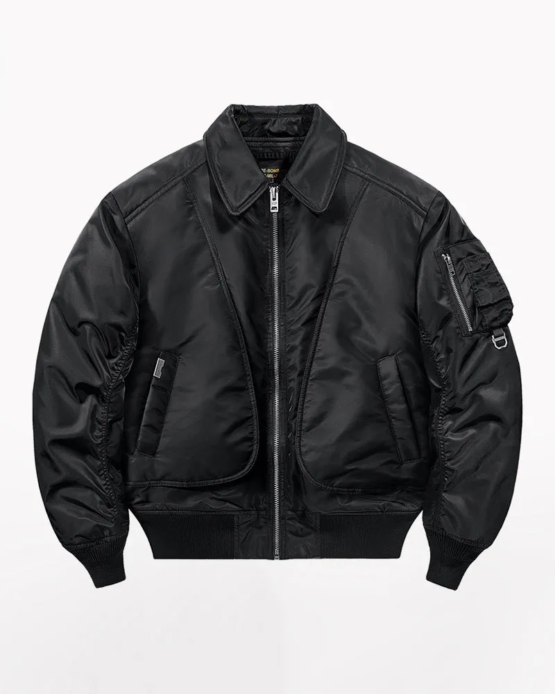 Functional Techwear Cotton Bomber Jacket