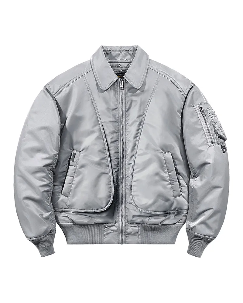 Functional Techwear Cotton Bomber Jacket