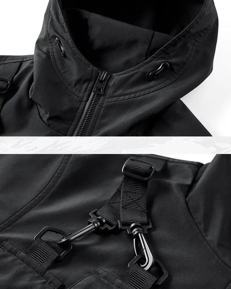 Functional Techwear Multi-Pocket Jacket