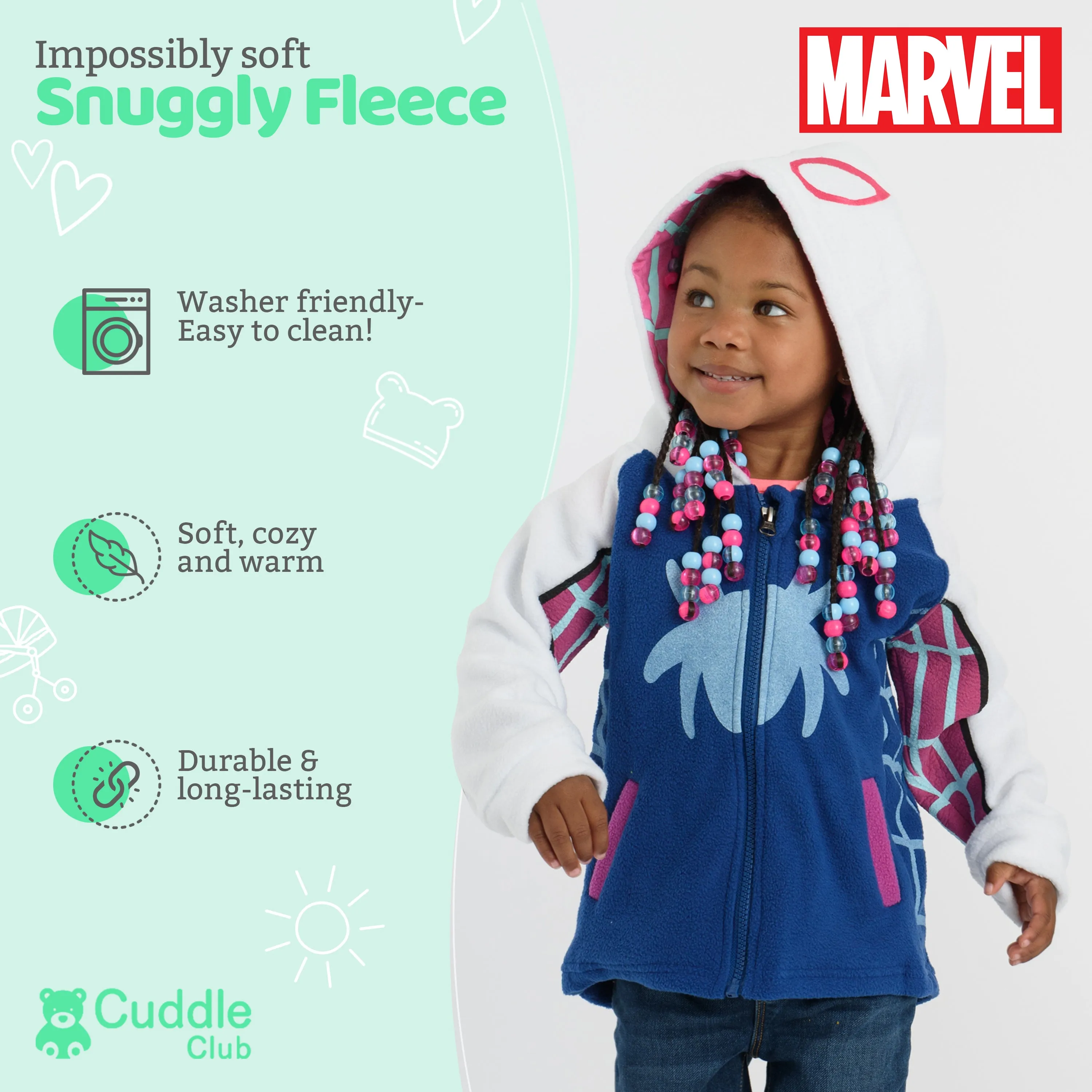 Ghost Spider Fleece Jacket