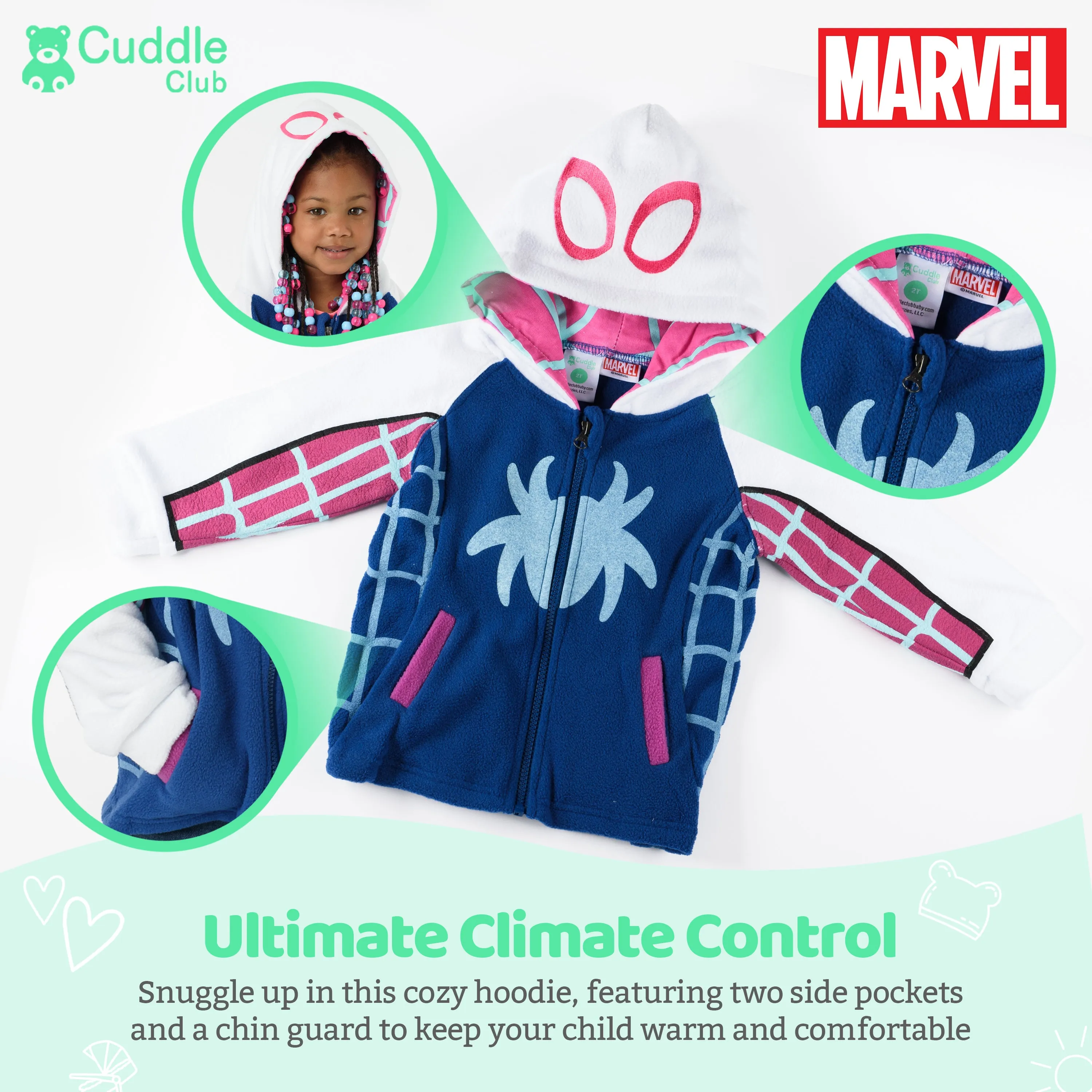 Ghost Spider Fleece Jacket