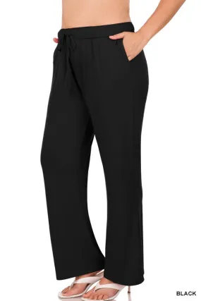 HI Curvy Plus Size Women Drawstring Lounge Pants