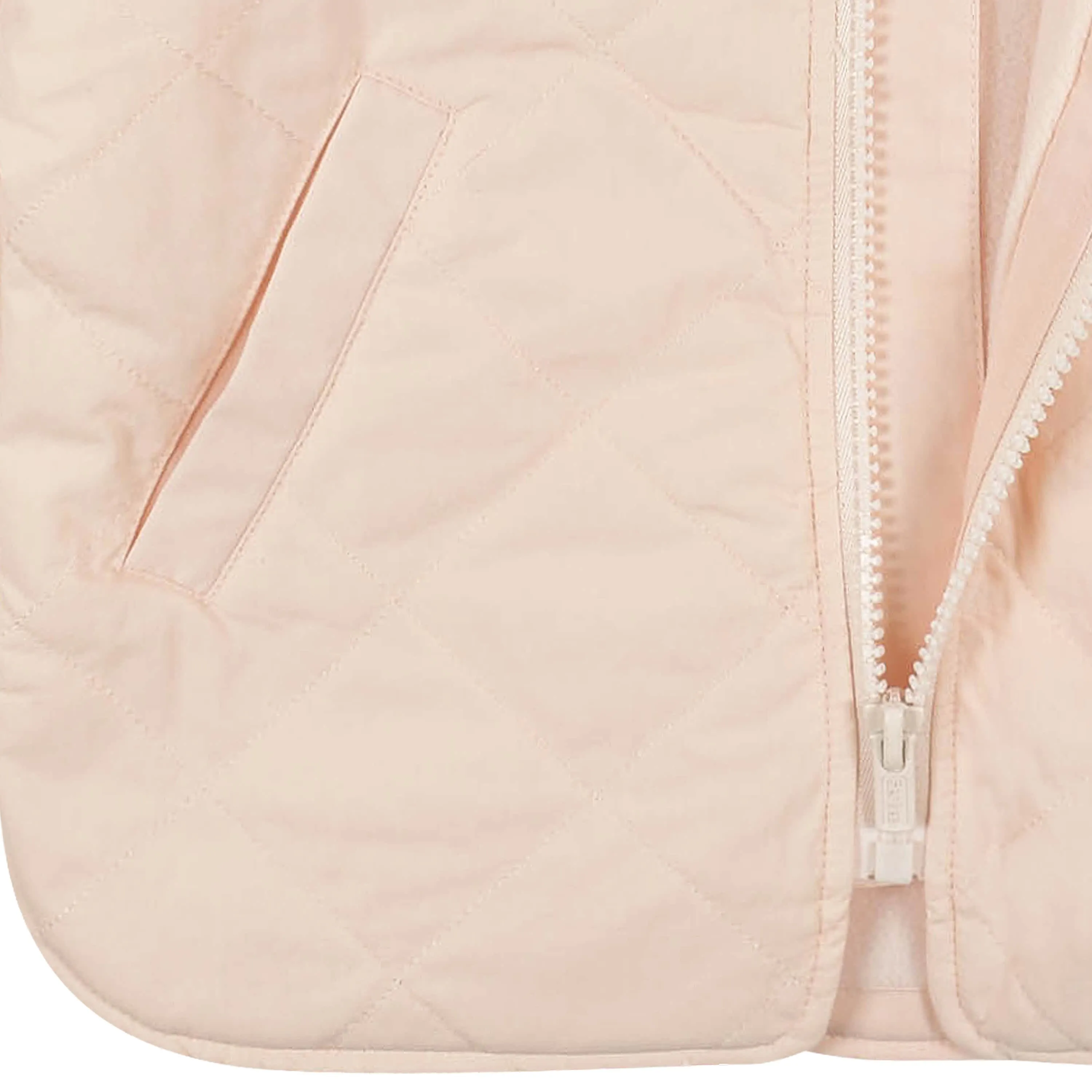 Infant & Toddler Girls Blush Pink Quilted Jacket