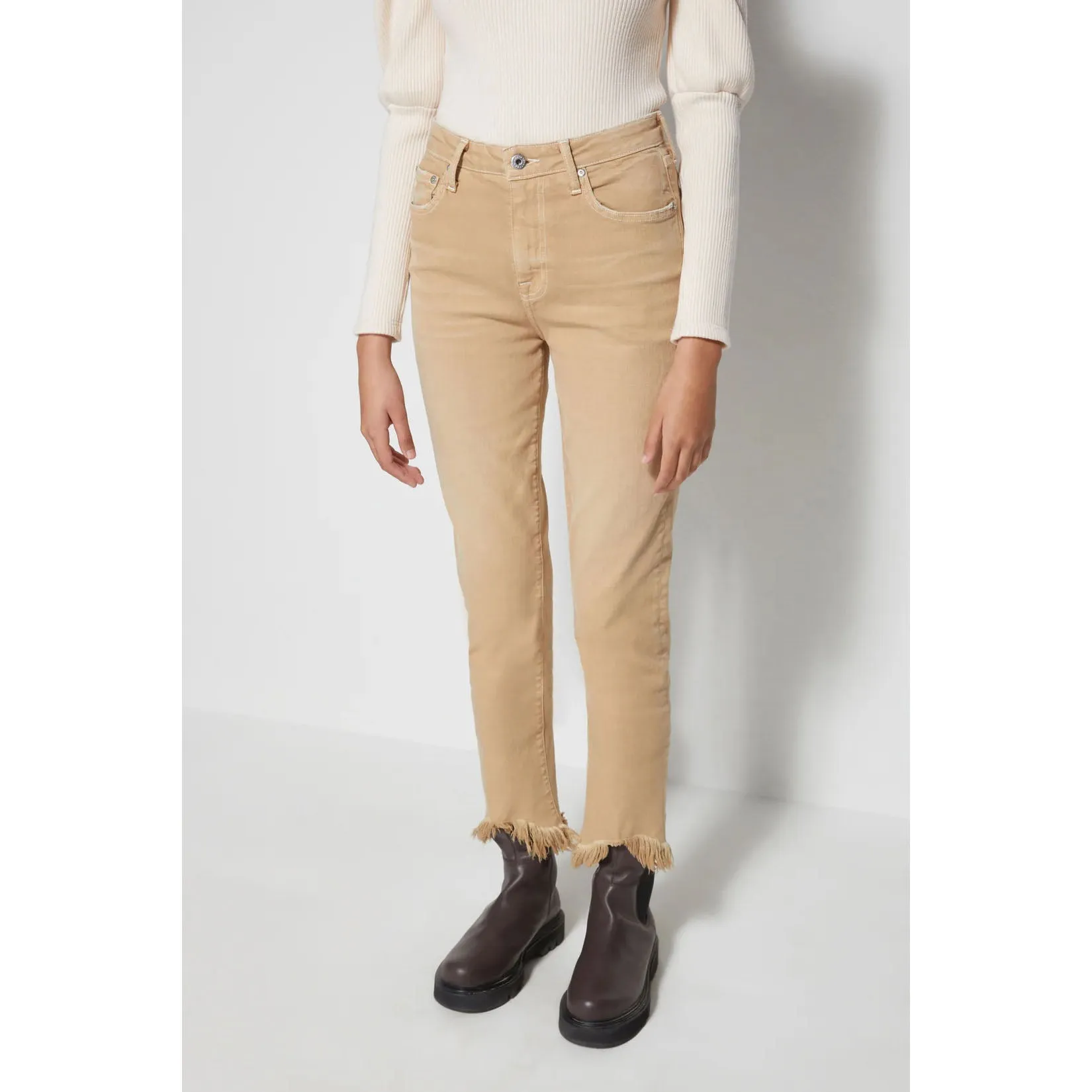 Jonathan Simkhai- River High Rise Straight Leg Jeans