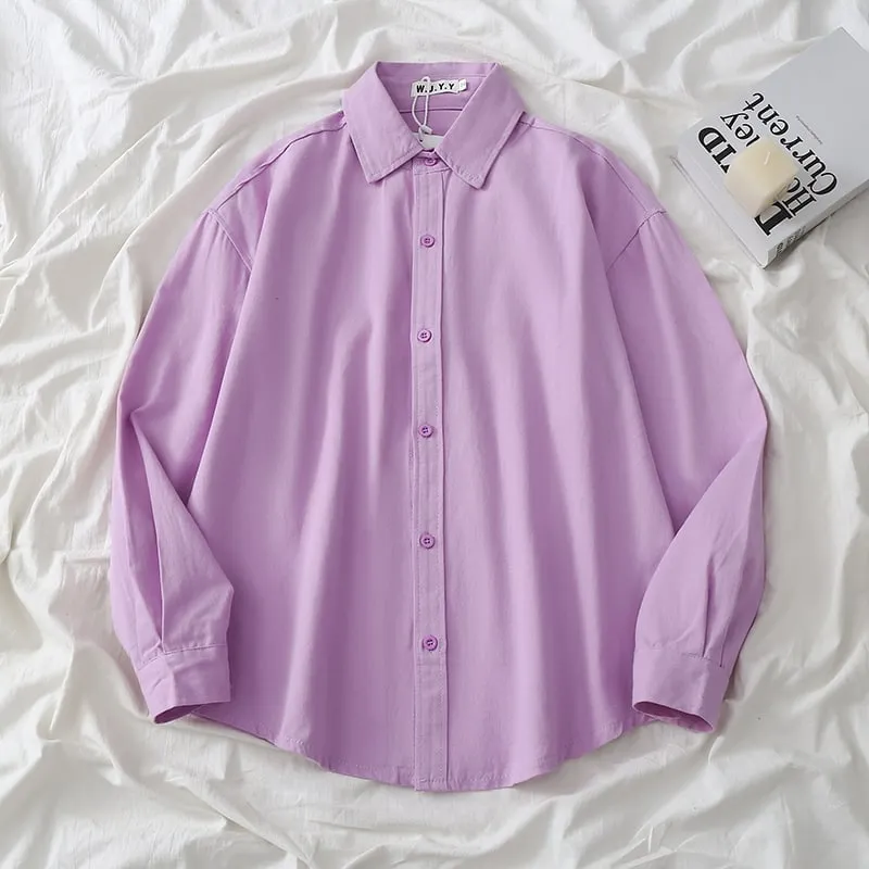 LILAC BUTTON DOWN SHIRT