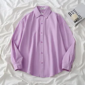 LILAC BUTTON DOWN SHIRT