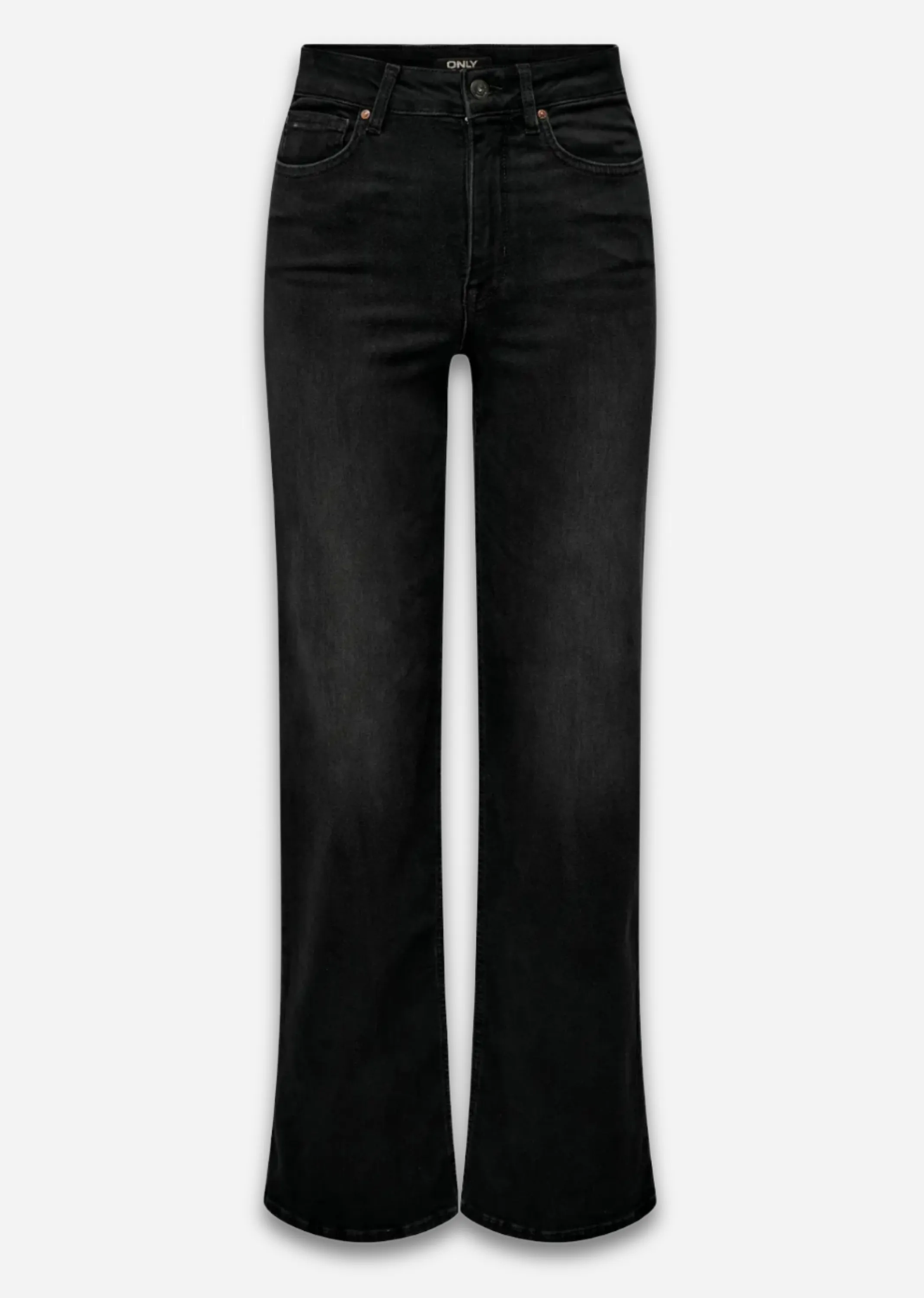 Madison Wide Leg Jeans in Washed Black