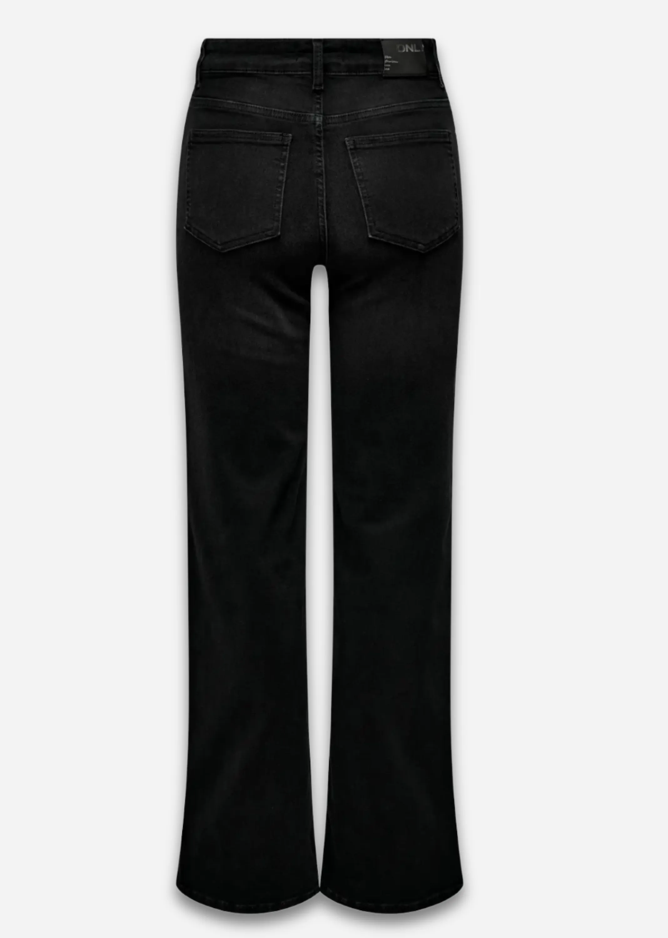 Madison Wide Leg Jeans in Washed Black