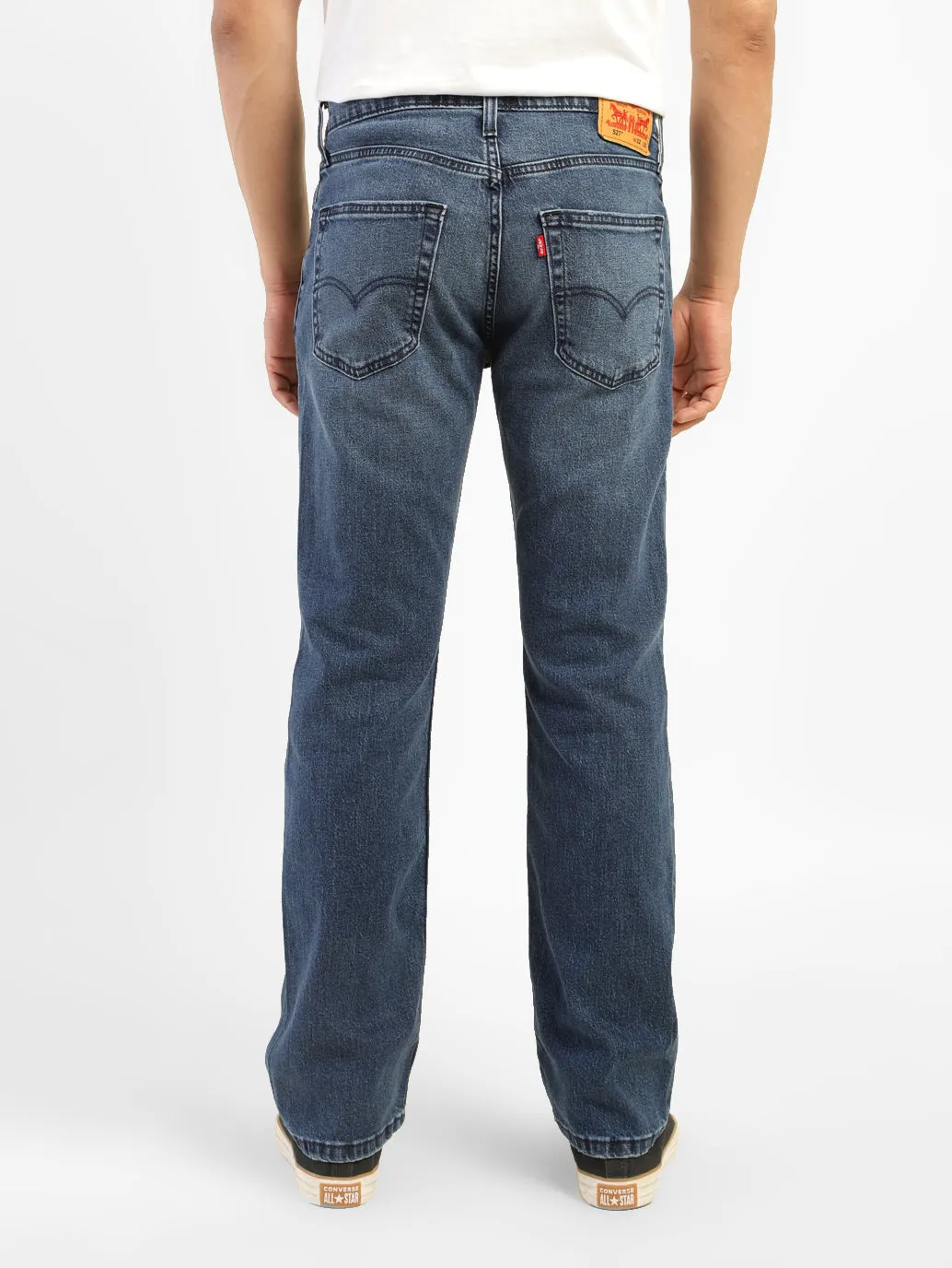 Men's 527 Blue Slim Bootcut Fit Jeans