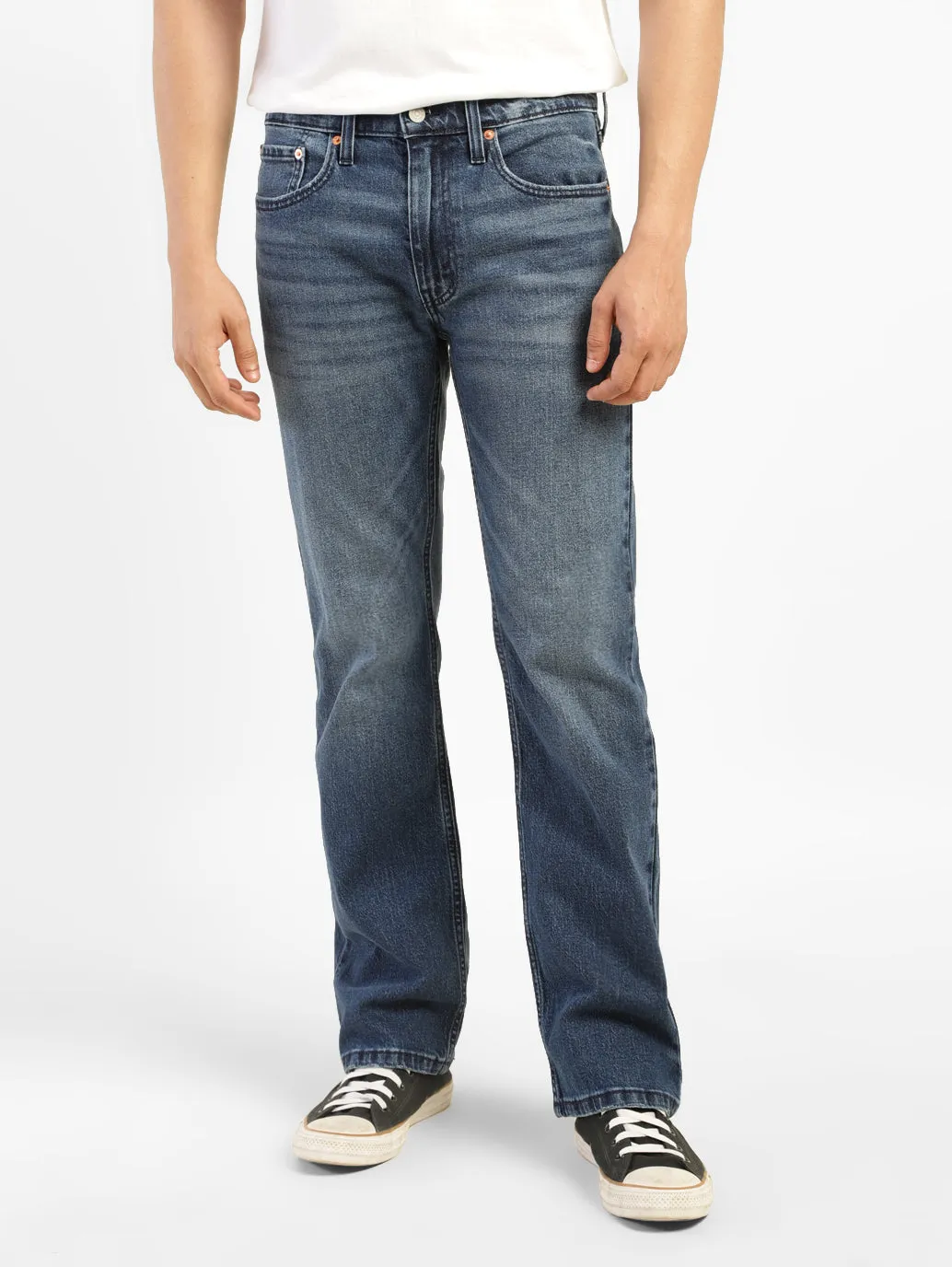 Men's 527 Blue Slim Bootcut Fit Jeans