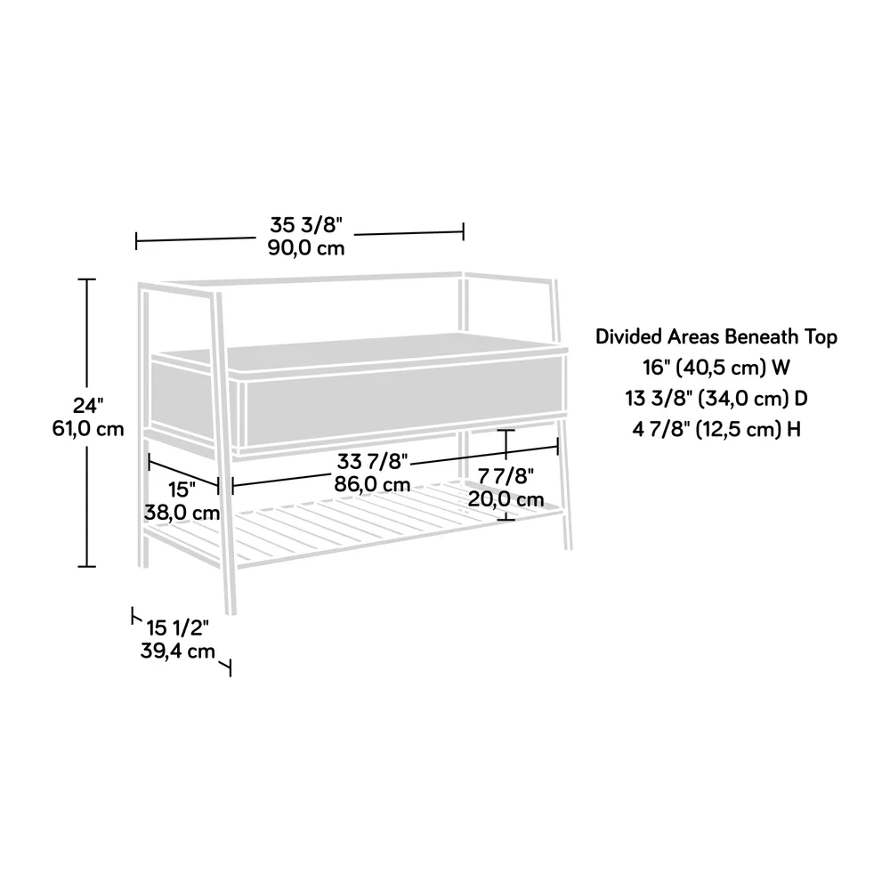 North Avenue Storage Bench - Stylish and Functional Furniture