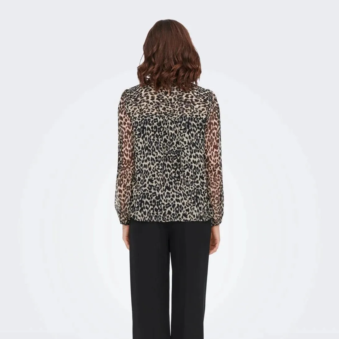 ONLY Ditsy Animal Patterned Blouse