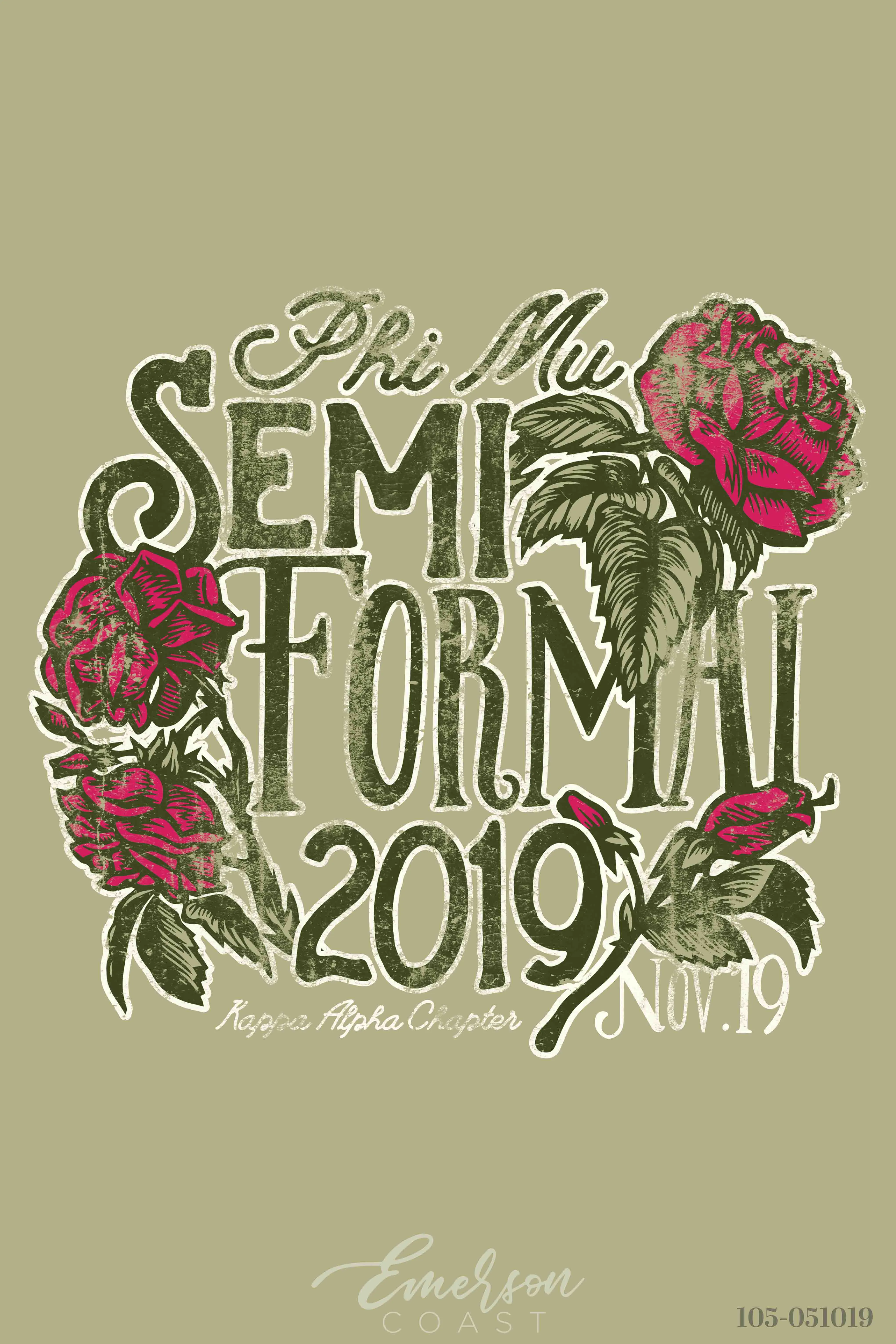 Phi Mu Semi Formal T-shirt