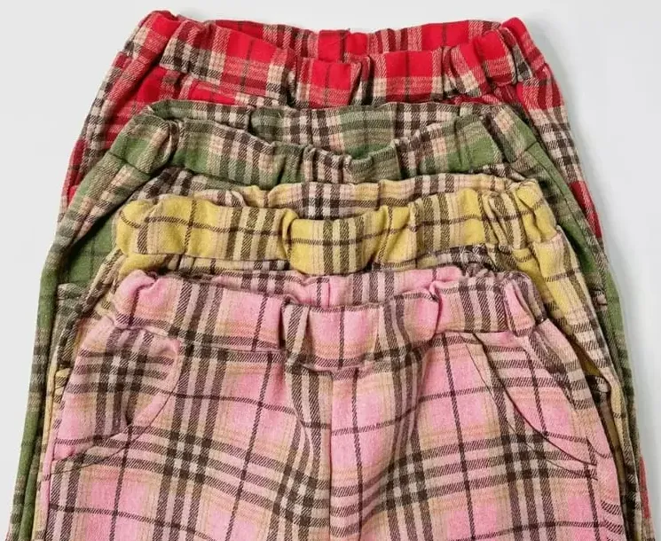 Plaid Pant - 4 Color