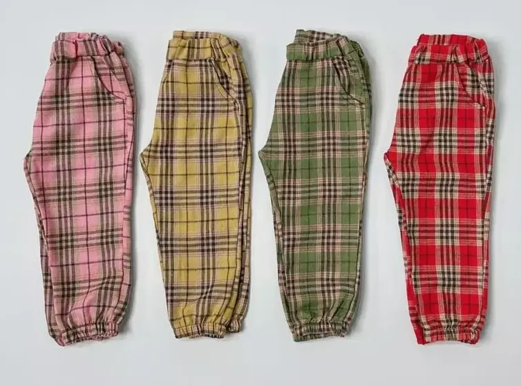 Plaid Pant - 4 Color