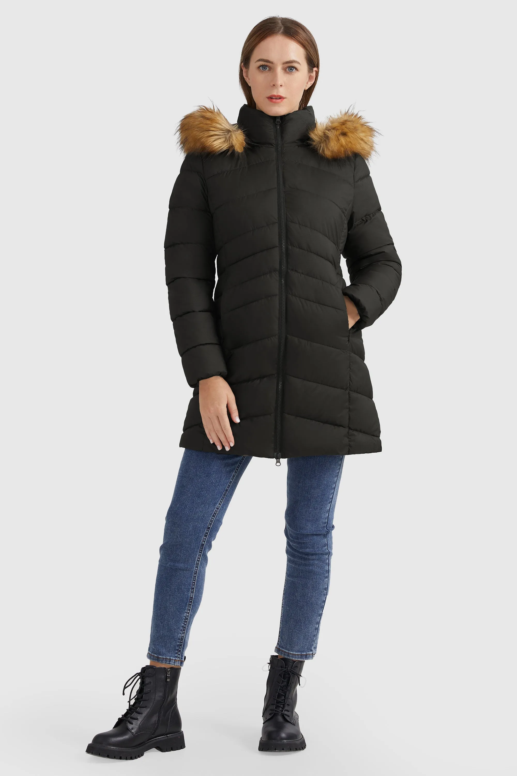 Quilted Hooded Winter Coat