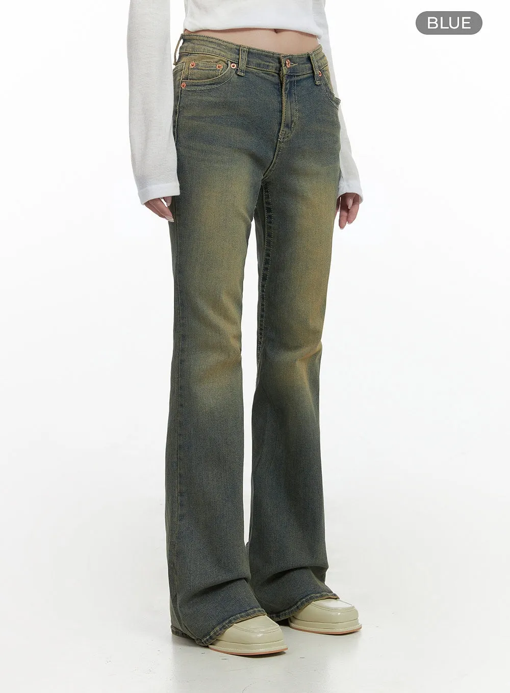 Raina Timeless SlimFit Cotton Bootcut Jeans CS430