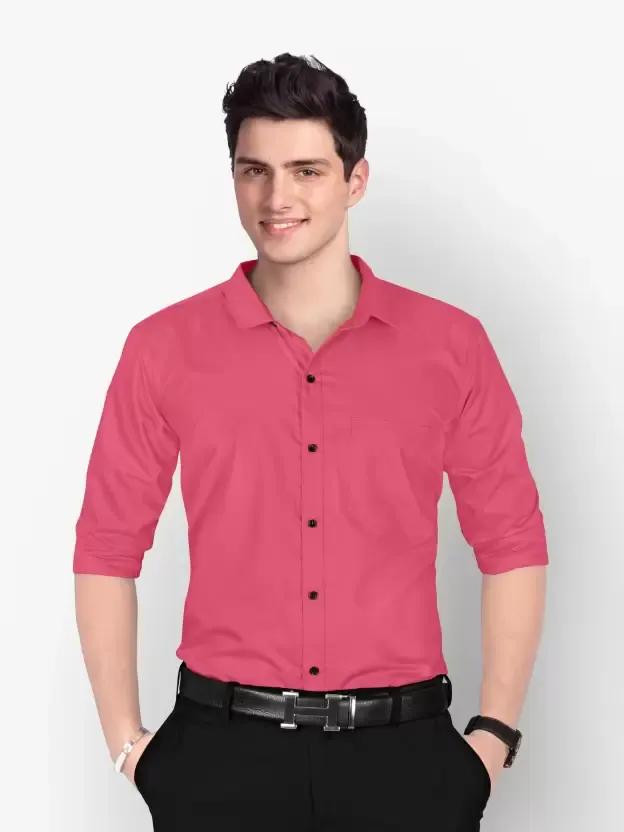 Regular Fit Casual - Dark pink