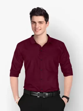 Regular Fit Casual - Maroon