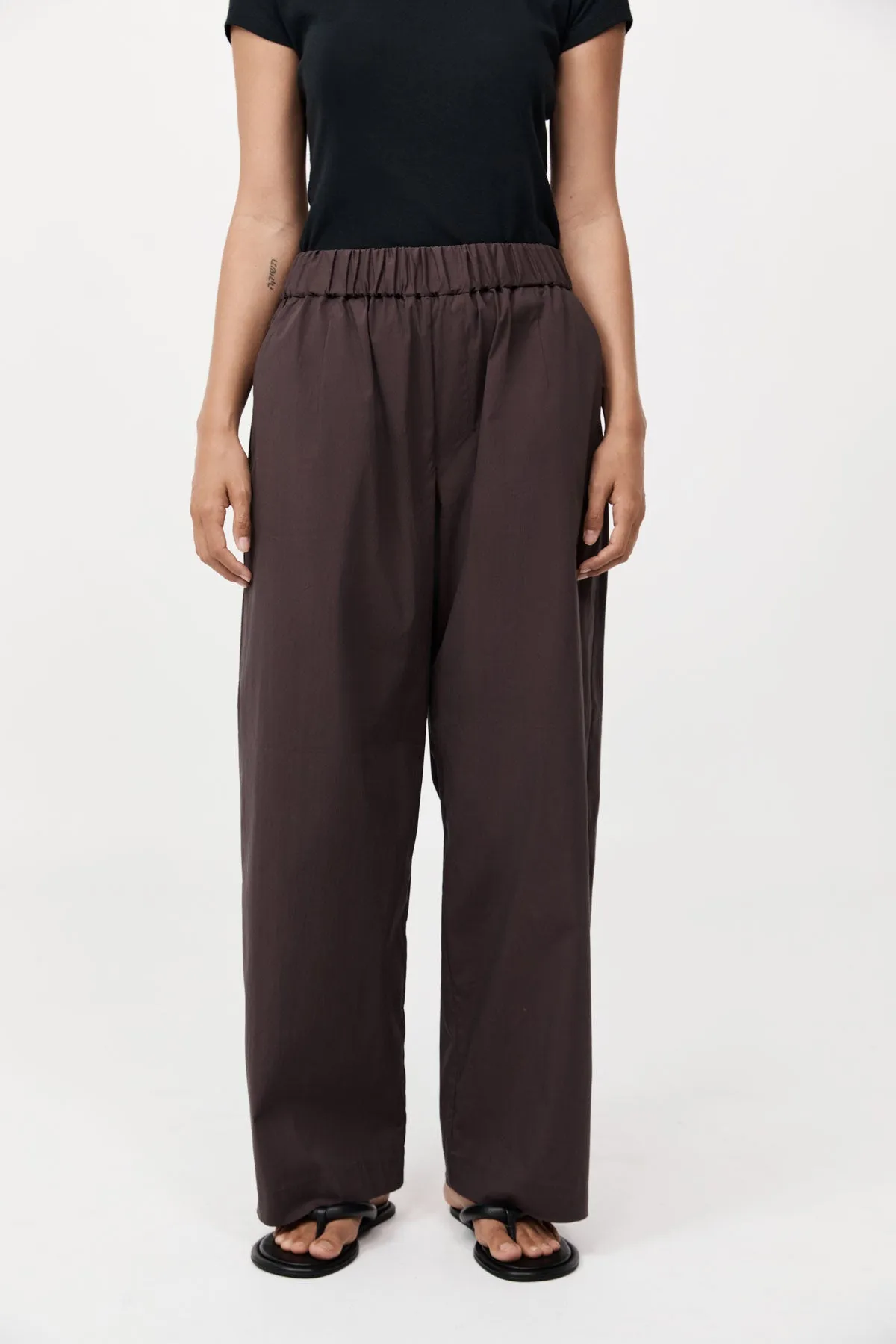 Relaxed Pants - Chocolate Plum