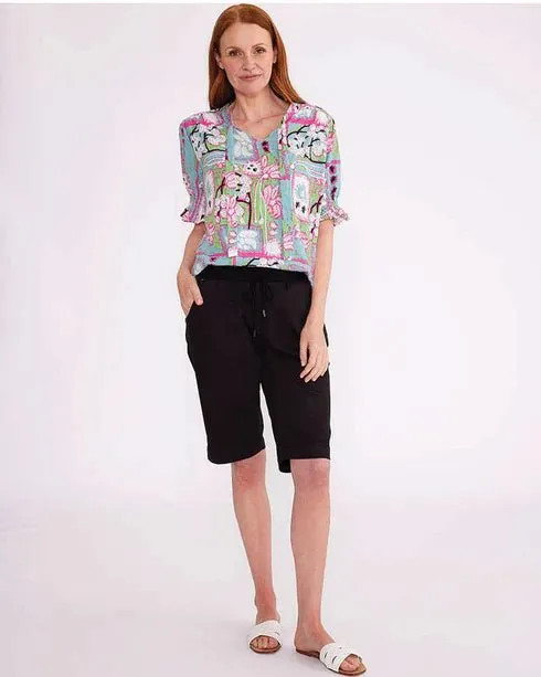 RELAXED SHORT BLACK