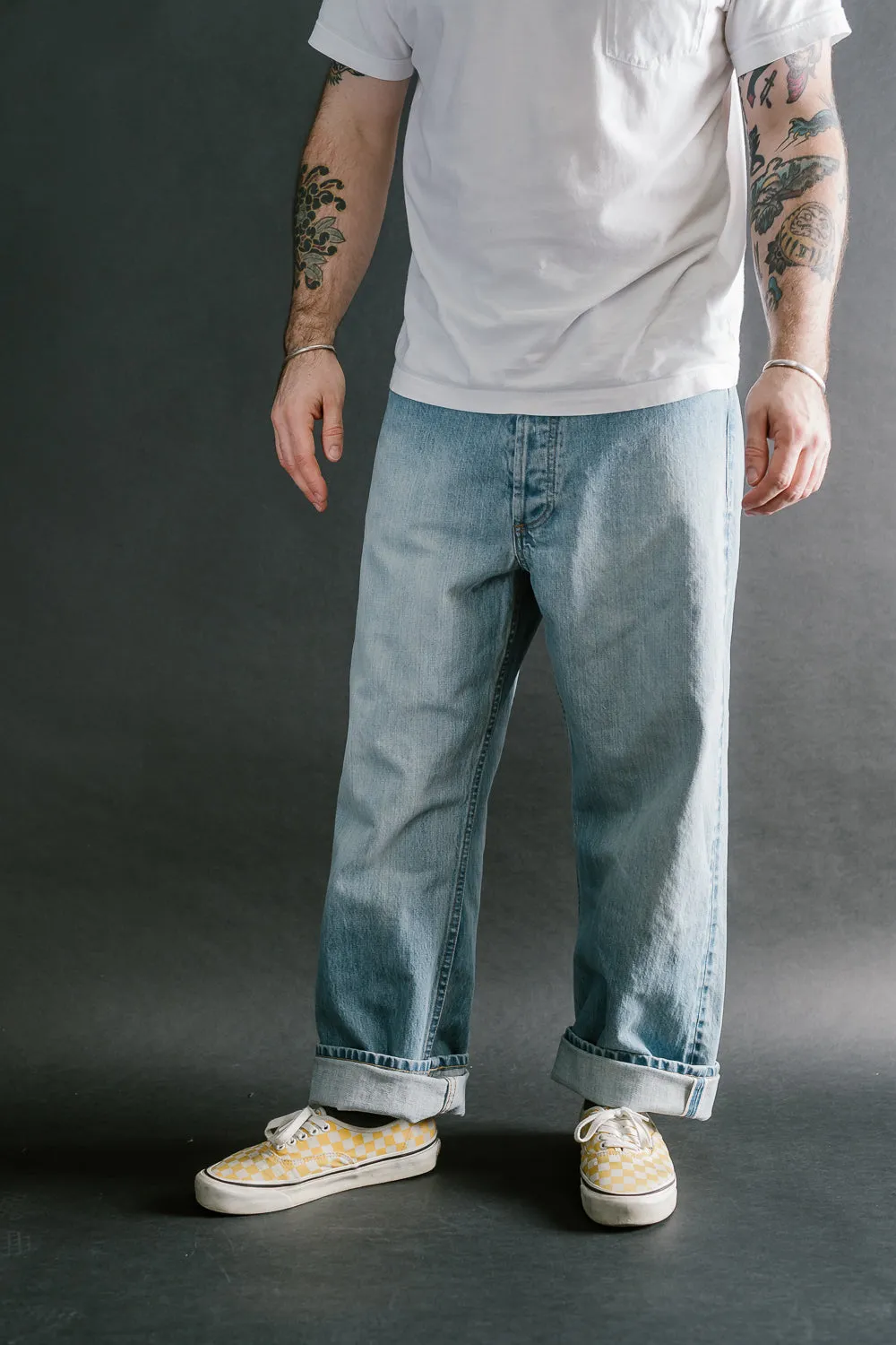 RS-100xv - Indigo Selvedge Vintage Wash - Relaxed Straight