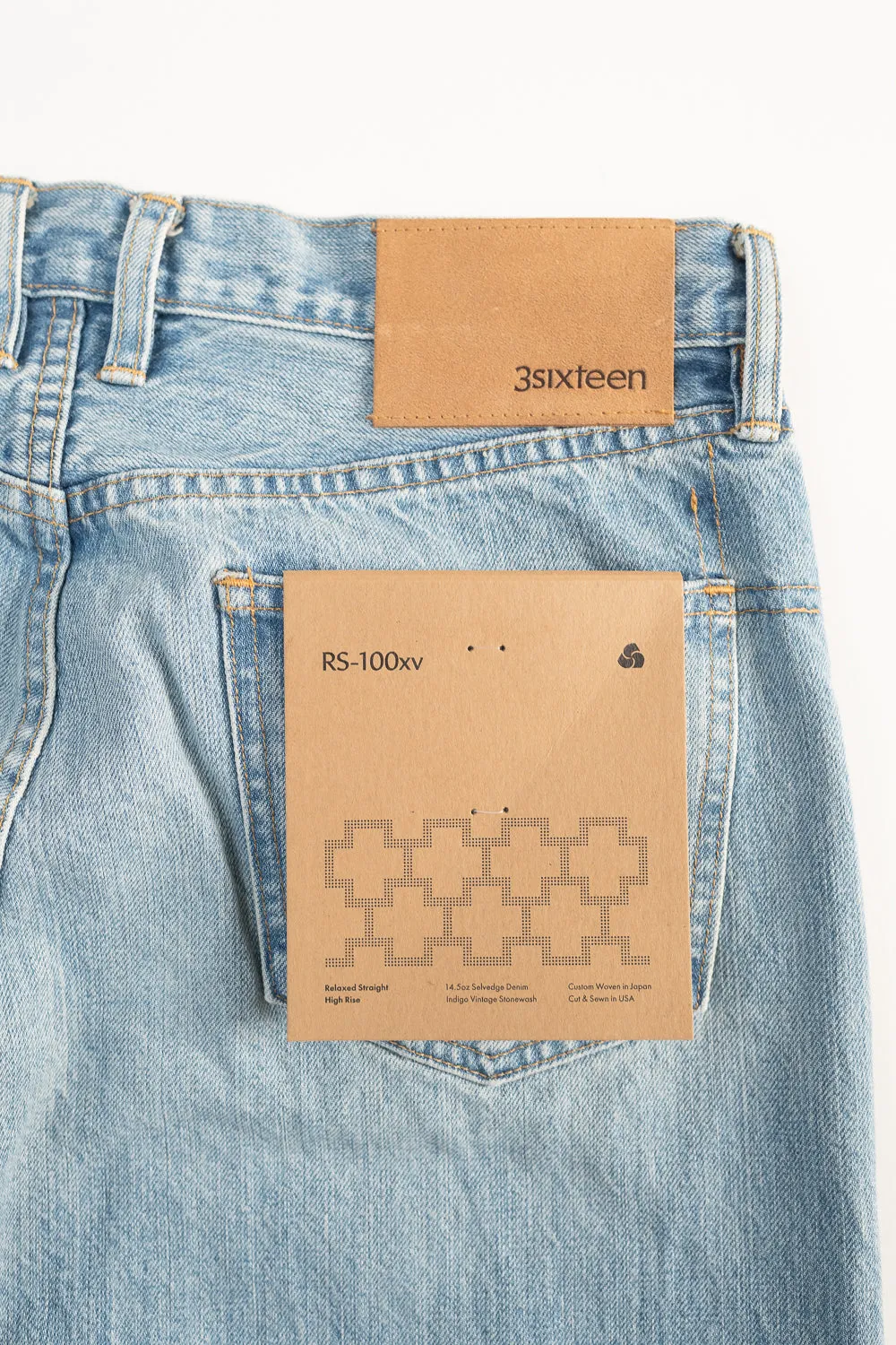 RS-100xv - Indigo Selvedge Vintage Wash - Relaxed Straight