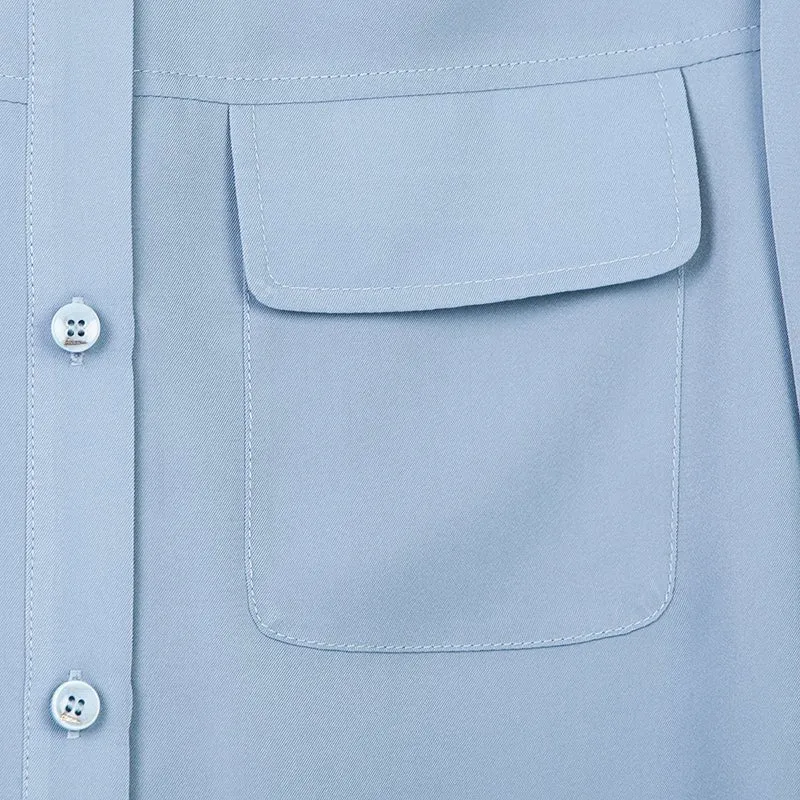 Sapphire Blouses with One Pocket