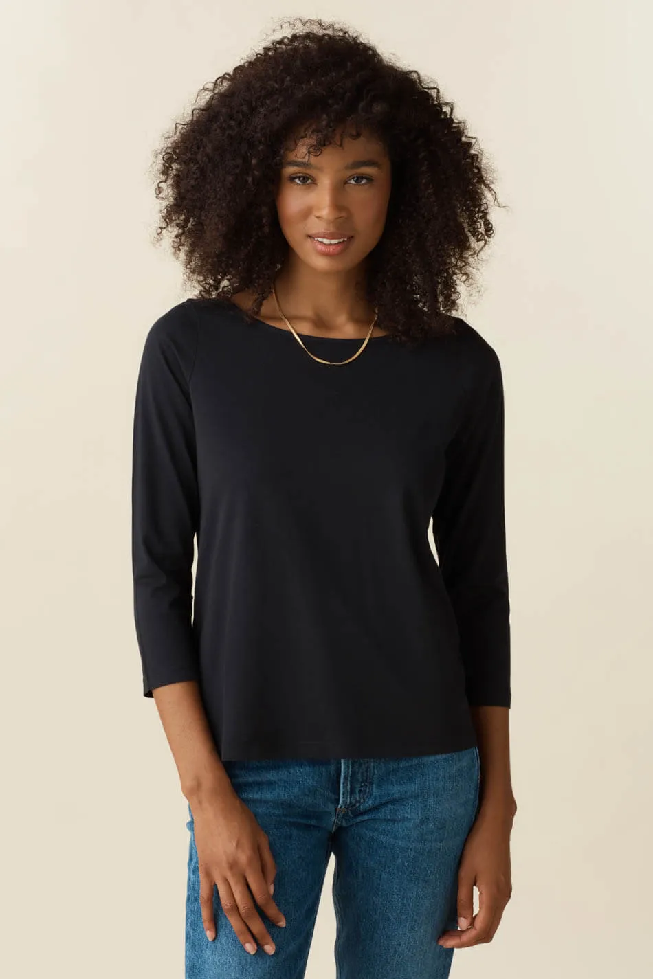 The Convertible Boat Neck Tee