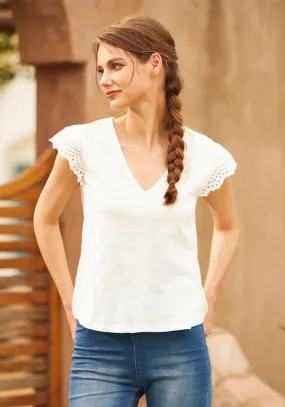 Timeless Eyelet Tee