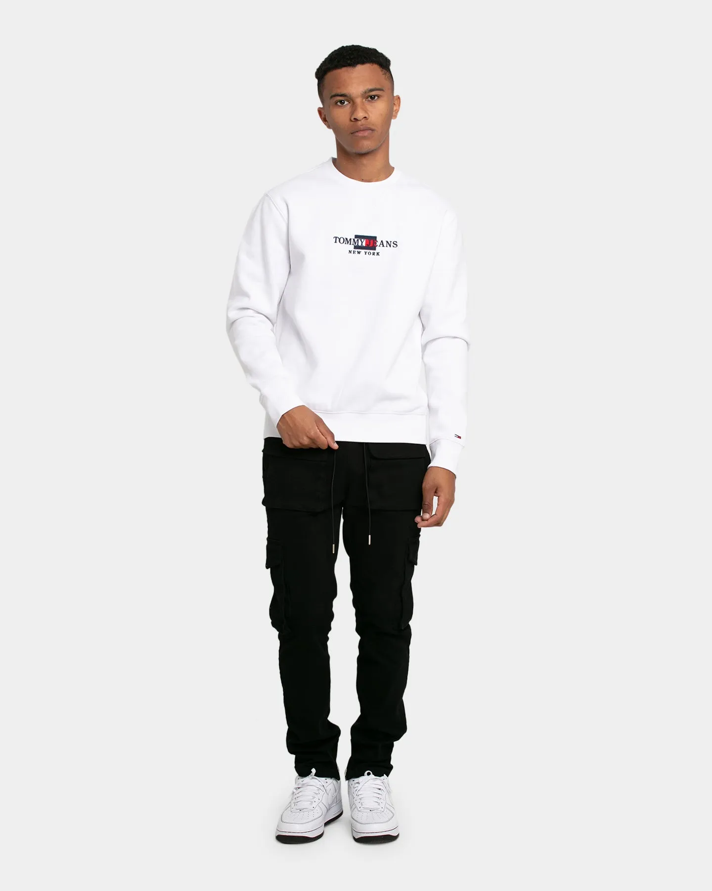 Tommy Jeans Timeless Crewneck White